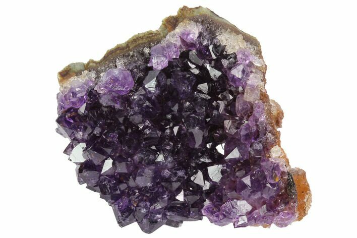 Dark Purple, Amethyst Crystal Cluster - Uruguay #122110